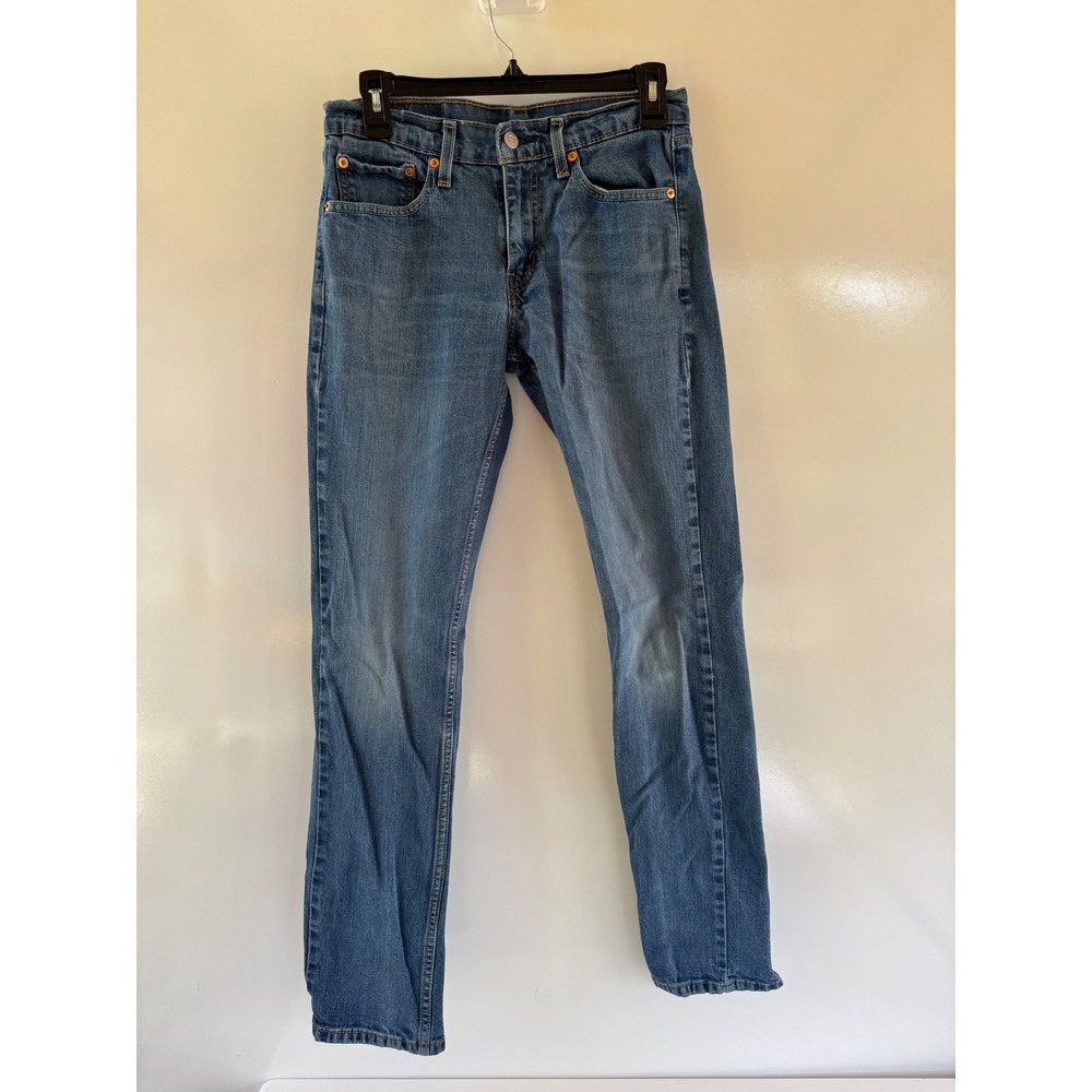 Levis 511 Slim Fit Jeans Mens 29x32 Medium Wash Blue Denim 04511-1163